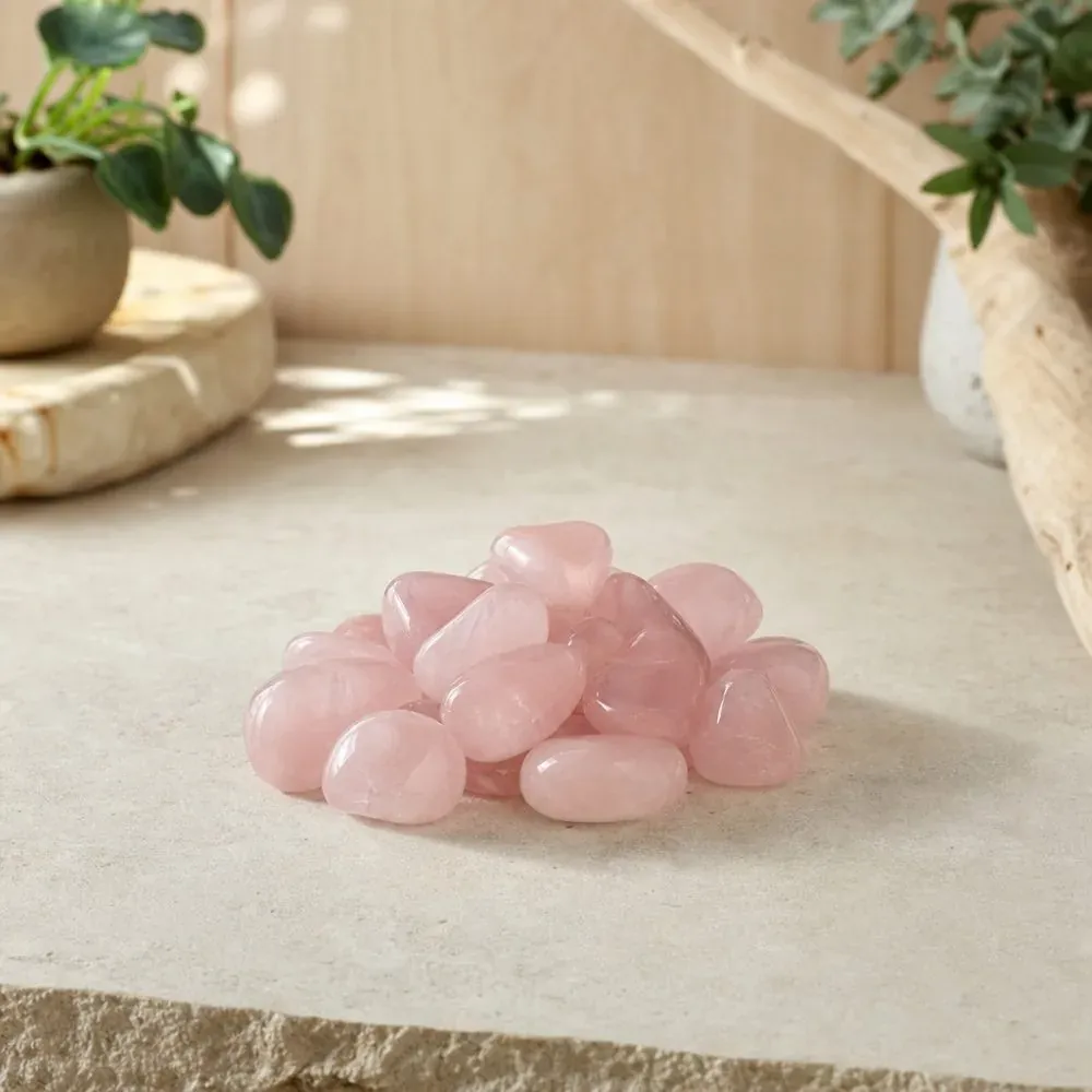 Quartzo rosa rolado