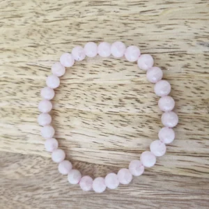 Pulseira de Quartzo Rosa