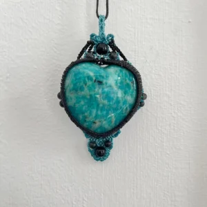 Colar Macramé pedra Aventurina