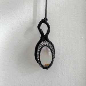 Colar Macramé Cristal