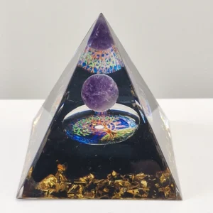Pirâmide Orgonite - Árvore da Vida