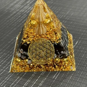 Pirâmide Orgonite - Flôr da Vida